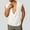 White, variant on Bcfgryg Tank Top Men's Sleeveless Deep V Neck T Shirt Men Summer Leisure Loose Sand Beach Tops Lightweight Men's Vest
