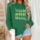 thumbnail image 5 of TaTaai 2026 Fall Women’s St. Patrick‘s Day Print Sweatshirt Round Neck Long Sleeve Loose Pullover Casual Solid Base Fashion Top Soft Polyester Daily Gift, 5 of 6