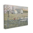 thumbnail image 3 of Stupell Industries Blossoming Trees Birds Perched Country Farm Fence Painting Gallery Wrapped Canvas Print Wall Art, Design by Pam Britton, 3 of 7