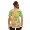 thumbnail image 3 of Just Love Tie Dye V-neck T-Shirt (Tie Dye Multi, X-Large), 3 of 3
