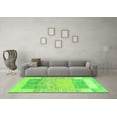 thumbnail image 3 of Ahgly Company Indoor Square Abstract Green Modern Area Rugs, 3' Square, 3 of 4