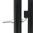 thumbnail image 3 of vidaXL Black Single Door Fence Gate 39.4"x59.1", 3 of 4