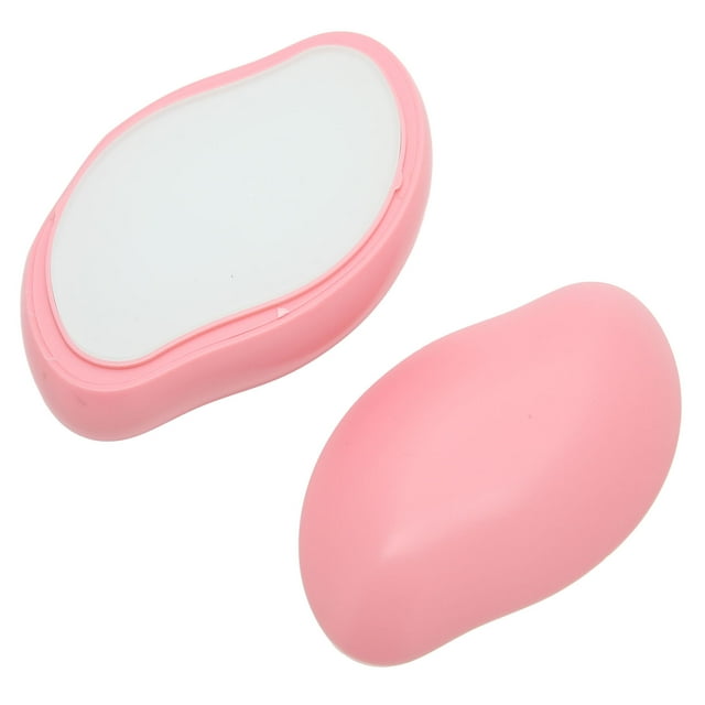 Effaceur de Cheveux, Outil d'Exfoliant de Peau Réutilisable Manuel pour les Vacances Rose