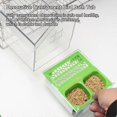 thumbnail image 3 of Pull-Out External Parrot Feeder, Multifunction Bird Bath/Bowl/House, Bird Cage Accessories for Lovebirds, Finches, Parakeets, Mannikin, 3 of 5
