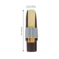 thumbnail image 2 of HONMEET 1 Ensemble Saxophone Alto Ligature Marron Résistant à la Déformation, 2 of 8