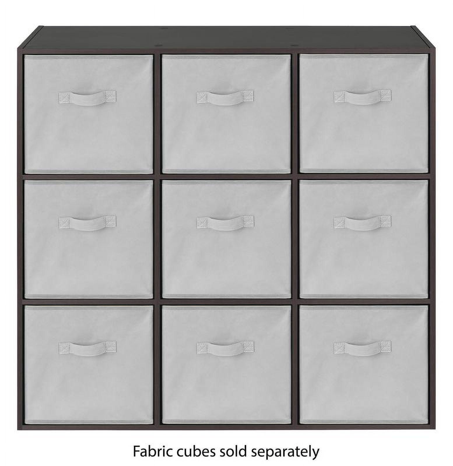 Whitmor Cube Organizer - 9 Section - Espresso - Adult Use