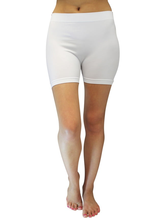 white leggings shorts