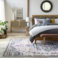 thumbnail image 4 of Hauteloom Trevallyn Living Room, Bedroom Area Rug - Traditional - Navy, Beige, Fuchsia - 8'11" x 12'4", 4 of 7