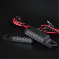 thumbnail image 5 of 2 intermitentes LED para motocicleta, 6 luces intermitentes ámbar para manillar de motocicleta y scooter., 5 of 5