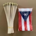 thumbnail image 4 of PpgejGEK 50-Pack 5x8in USA Hand Waving Flags with 11.8in Plastic Pole American Flag for Patriotic Events Parades Home Decor, 4 of 9