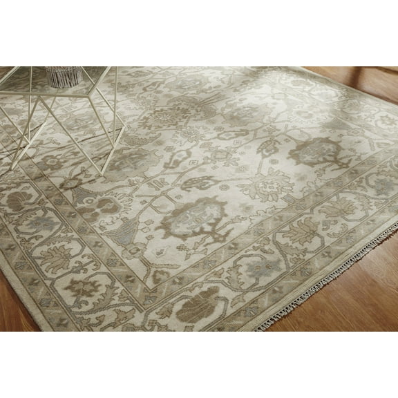 K2 Floor Style Umbria Ivory Hand Made Wool Area Rug
