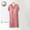 Pink, variant on Sakmal Pajama Dress for Women Cute Cotton Loungewear Short Sleeve Black Nightgowns for Women