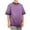 Purple, variant on Wyobmus Men's Cotton T-Shirts Washed Cotton Retro Distressed T-Shirt Casual Loose Short Sleeve Crew Neck Streetwear Tee Tops Olive Green