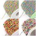 thumbnail image 3 of Decodeary Add Of Color With Colorful Enamel Beads Bulk Chain For Jewelry Making And Oil Steel+pink 1 Pc, 3 of 6