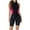 Hot Pink, variant on Women's Sports One Piece Swimsuit Sexy Athletic Design Color Block Panels Full Zip Front Built-In Bra Tummy Control Alluring Surfing Swimwear