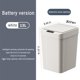 thumbnail image 3 of Caja de almacenamiento, estante de almacenamiento, bote de basura de oficina con sensor sin contacto de 13 litros/3,4 galones de pequeña capacidad con tapa y sensor, contenedor de cocina para reciclaj, 3 of 8