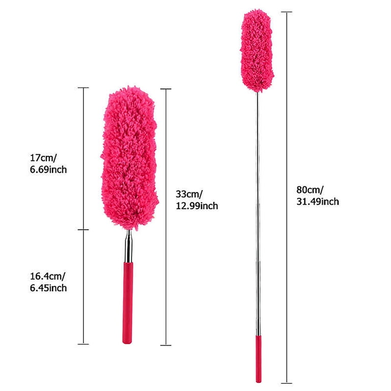 Kole Imports Telescoping Small Microfiber Duster - Single - Orange