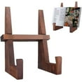 thumbnail image 7 of Wooden Plate Stand-8.8inch Wood Plate Holder Stand for Display,Rustic Wooden Picture Frame Holder Stand,Decorative Table Top Easels for Display, 7 of 7