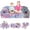 Purple, variant on Datingday Glowing 13PCS Kids Play Couch Set, Modular Foam Sofa for Toddlers, Convertible Play Couch with Removable Washable Cover, Pink Kids Furniture for Playroom & Bedroom