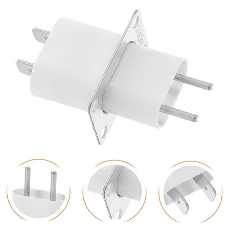 VORCOOL 10Pcs Replacement Magnetron Socket for Microwave Oven Filament Pin