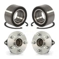 thumbnail image 1 of Kugel Front Rear Wheel Bearing and Hub Assembly Kit for Car 2009-2012 Toyota Corolla 2.4L - Left Right Side (Driver Passenger) K70-101592, 1 of 8