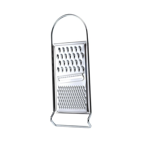 Cheese Grater Handheld, Stainless Steel Potato Grater, Flat Coarse Stainless Steel Graters for Kitchen, Food Grater with Anti-Slip Handle, Perfect for Potato, Vegetable, Butter, Parmesan Cheese