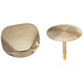 thumbnail image 2 of Chicago Faucets 151.551.ID.1 Turn Control Tub Drain Trim, Brushed Nickel, 2 of 4