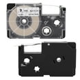 thumbnail image 3 of Replacement Black on Optional Color Small Volume Label Maker Tape 9mm Label Tape Cartridge for  Black on Clear, 3 of 7