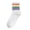 Green, variant on Rainbow Striped Socks for Women and Men, Colorful Pride Socks, Casual Cotton Mid-Calf Socks, Retro Striped Socks for Daily Wear, Sports