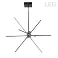 thumbnail image 2 of Dainolite SUM-34P-MB 46W LED Pendant Matte Black with White Acrylic Diffuser, 2 of 4