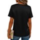 thumbnail image 4 of TaTaai Women's Lightweight Satin Shirt Short Sleeve V-Neck Button-Down Pocket Casual Office Blouse Sheen Fabric Top Gift, 4 of 7