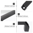 thumbnail image 3 of LABSERRON 2 Pcs Poignée de Coffre Robuste de Remplacement pour Boîte à Outils Design Industriel Alliage d'Aluminium, 3 of 8