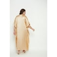 thumbnail image 5 of Oussum Plus Size Embroidered Kaftan Dresses for Women Long Solid Caftan Dress, 5 of 8