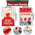 thumbnail image 2 of Pack of 2 Christmas Drawstring Bags Fabric Gift Bag Party Decoration, 2 of 4