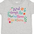 thumbnail image 4 of Inktastic 3rd Birthday She is Fierce Girls 3 Year Old Girls Toddler T-Shirt, 4 of 5