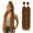 Coffee brown, variant on Deep Wave Bulk Braiding Hair for Boho Braids 18 Inch 2 Bundles 130g Curly Boho Hair for Braiding No Weft Wet and Wavy Hair Extensions