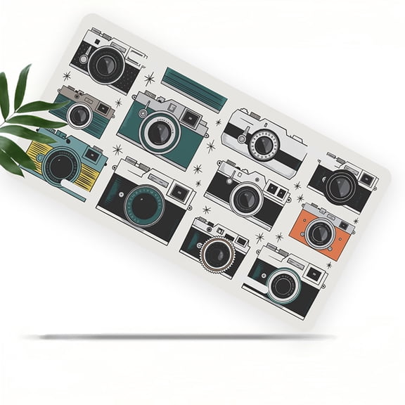 License Plate, Vintage Camera Collection Decorative Front,Personalized Stainless Steel License Plate Cover For Men Women,12.2" X 6.2"