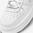 thumbnail image 6 of Nike Unisex Air Force 1 LE (GS) Sneaker, Kids, White/White, 6.5Y M US, 6 of 8