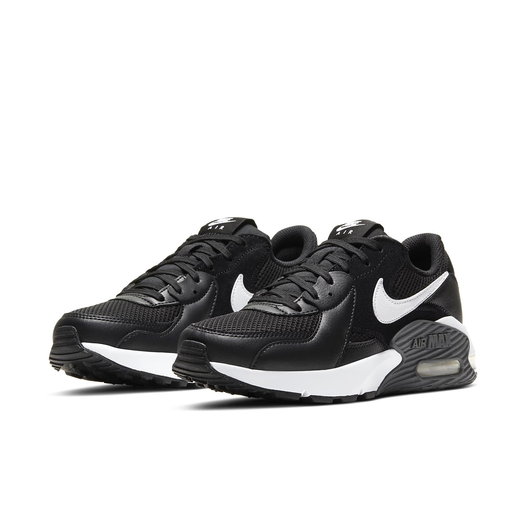 Women's Nike Air Max Excee Black/White-Dark Grey (CD5432 003