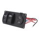 thumbnail image 5 of Tablero de control de interruptor basculante portátil de 12/24 V, panel de interruptor doble universal para automóvil, barco, RV, 5 of 8