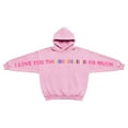 thumbnail image 3 of Cethrio Valentine's Day Hoodies for Girl, Long Sleeve Pullover Casual Loose Fit Girls Sweatshirts Pink Size 10-12, 3 of 3