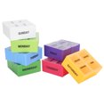 thumbnail image 3 of Portable Medicine Box, Beautiful And Fashionable Big Storage Vitamin Container, For The Elderly Children, 3 of 8