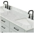 thumbnail image 4 of Ariel T067DCW2RVOWHT Hepburn 67" Free Standing Double Rectangular Basin Vanity Set - White, 4 of 7