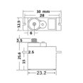 thumbnail image 5 of 2065R Waterproof Metal Gear Servo 2065 2065T 2065A for TRX4 TRX6 Summit 1/10 RC Car Upgrade Parts A, 5 of 5