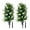 #A03-2 PCS, variant on 2 Pcs Artificial Camellia Trees with Spike, 17.7 Inch Faux Camellia Flower Plants, White Fake Bushes, UV Resistant Topiary Shrubs Set for Indoor Outdoor Porch Living Room Office Home Spring Decor