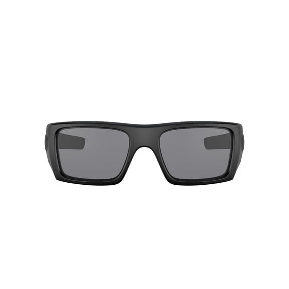 Oakley SI Ballistic Det Cord Sunglasses, Rectangular Safety Eyeglasses with Case, Size 61, Matte Black/Grey