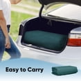 thumbnail image 2 of Quictent Carport Replacement Tarp Canopy Top Cover with Bungees Balls, for 10x20 ft Garage Party Tent Shelter - Green, One Roof Only, 2 of 8