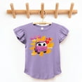 thumbnail image 2 of Leo the Truck Lea Name Distressed - Kids Flutter Sleeve Graphic T-Shirt, 2 of 5