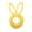 Yellow, variant on HuiXinOu Easter Bunny Wreath, Artificial Rabbit Head Shaped Decor, Features Bunny Ears, Easy to Hang, Suitable for Front Door, Wall, Window Display & Easter/Spring Home Decoration