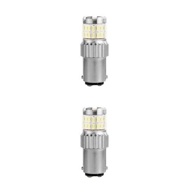 Kenally 2 piezas 1200LM freno de coche señal de giro lámpara LED amplio ángulo de iluminación bajo consumo de energía luz de respaldo piezas de luz blanca 2piezas Kenally CBP448838